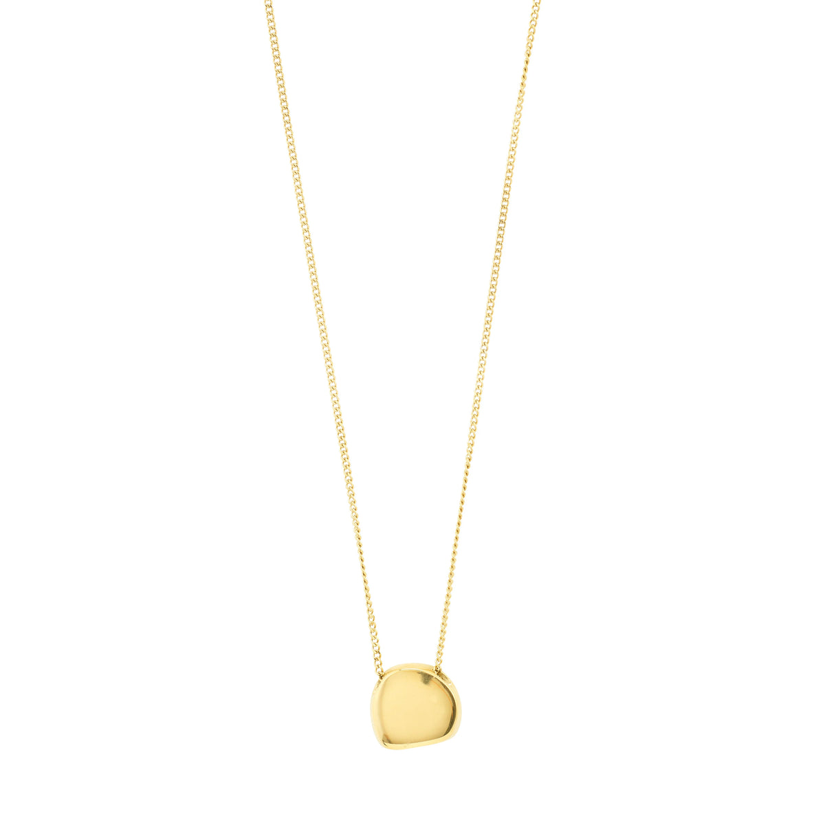Presence Coin Necklace Gold-Plated