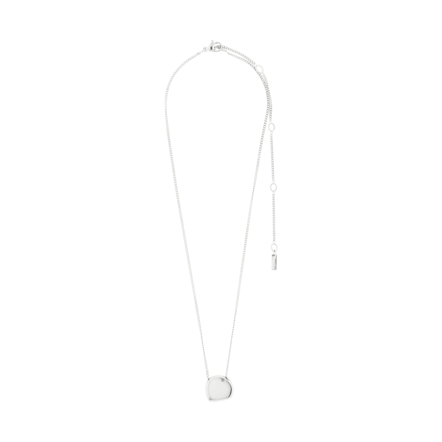 Presence Coin Necklace Silver-Plated