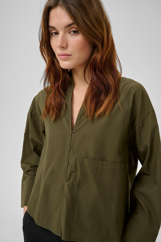 Chemise courte carrée Sunna