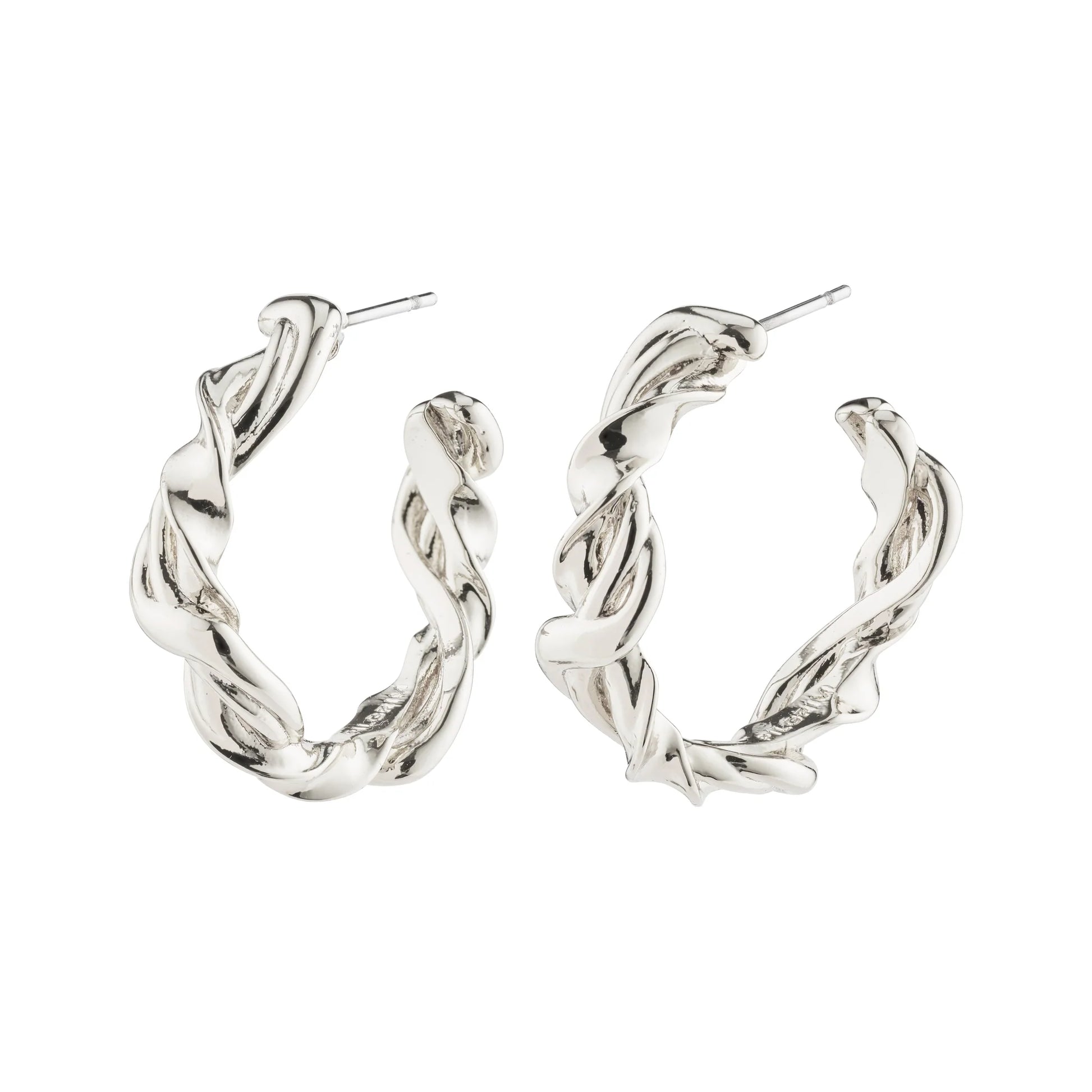 Sun Recycled Twisted Hoops - Earrings (8011776065744)