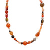 IRIS semi-precious stones necklace red