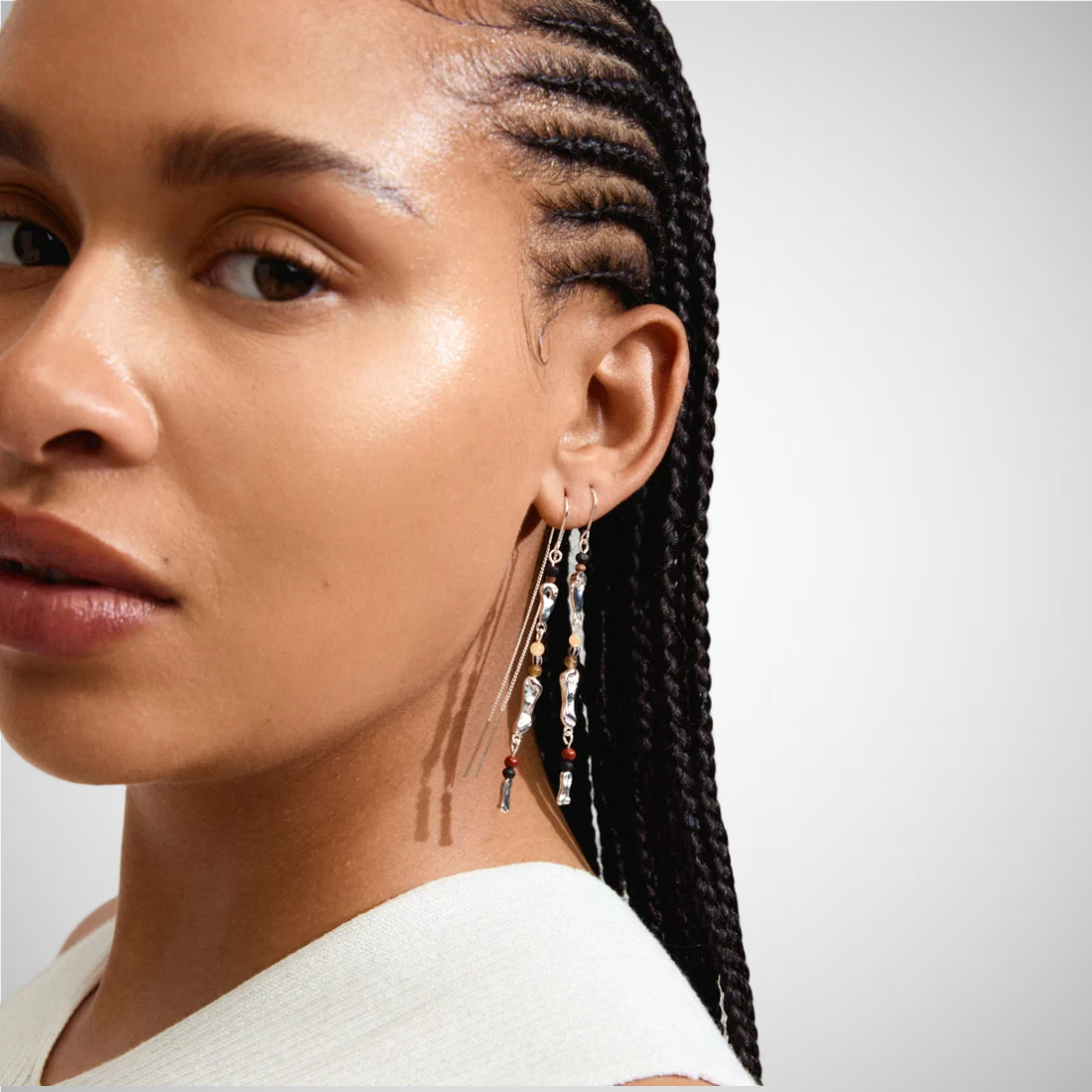 Dawn Chain Earrings (8246773579984)