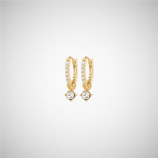 Joa Recycled Crystal Hoop Earrings (8246774497488)