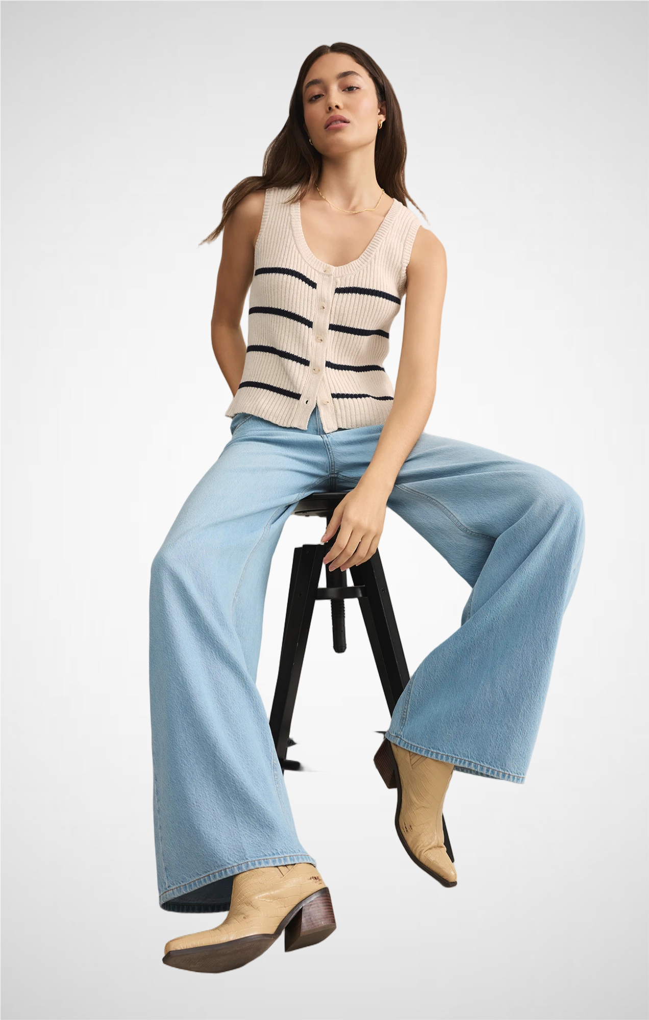 Sycamore Stripe Sweater Vest (8248046780624)