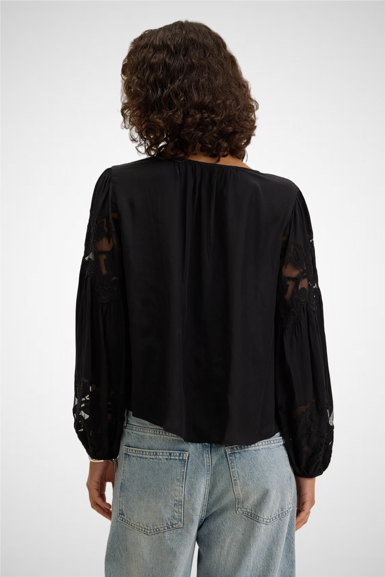 Tyra Viscose Lace Blouse (8255025316048)