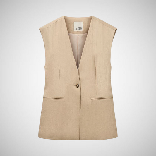 Tailored Single-Button Vest (8257186103504)