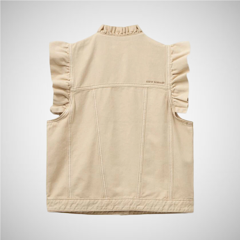 Sleeveless Denim Vest (8257185972432)