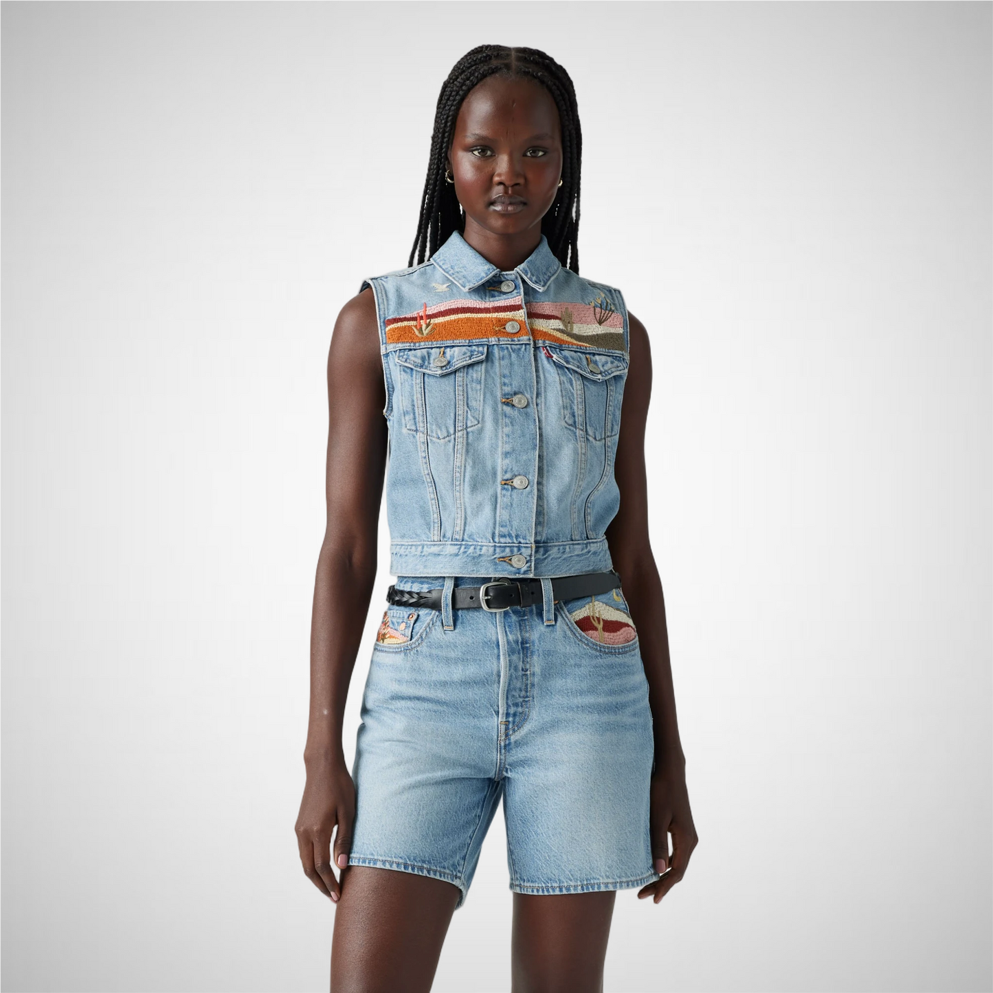 Embroidered Xs Vest (8259895296208)