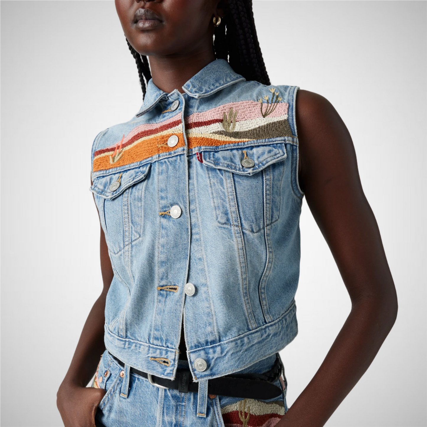 Embroidered Xs Vest (8259895296208)