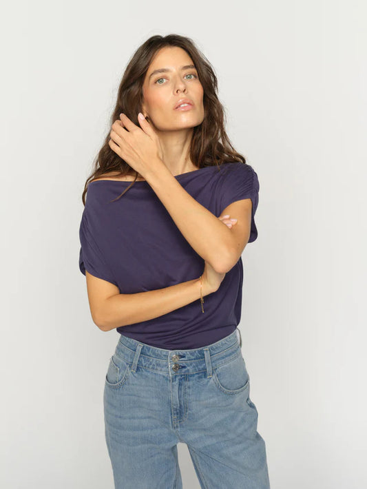 Shima Solid Sleeveless Tee