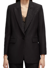 Load image into Gallery viewer, Sequin Jacquard Single Breasted Blazer (7924897480912)
