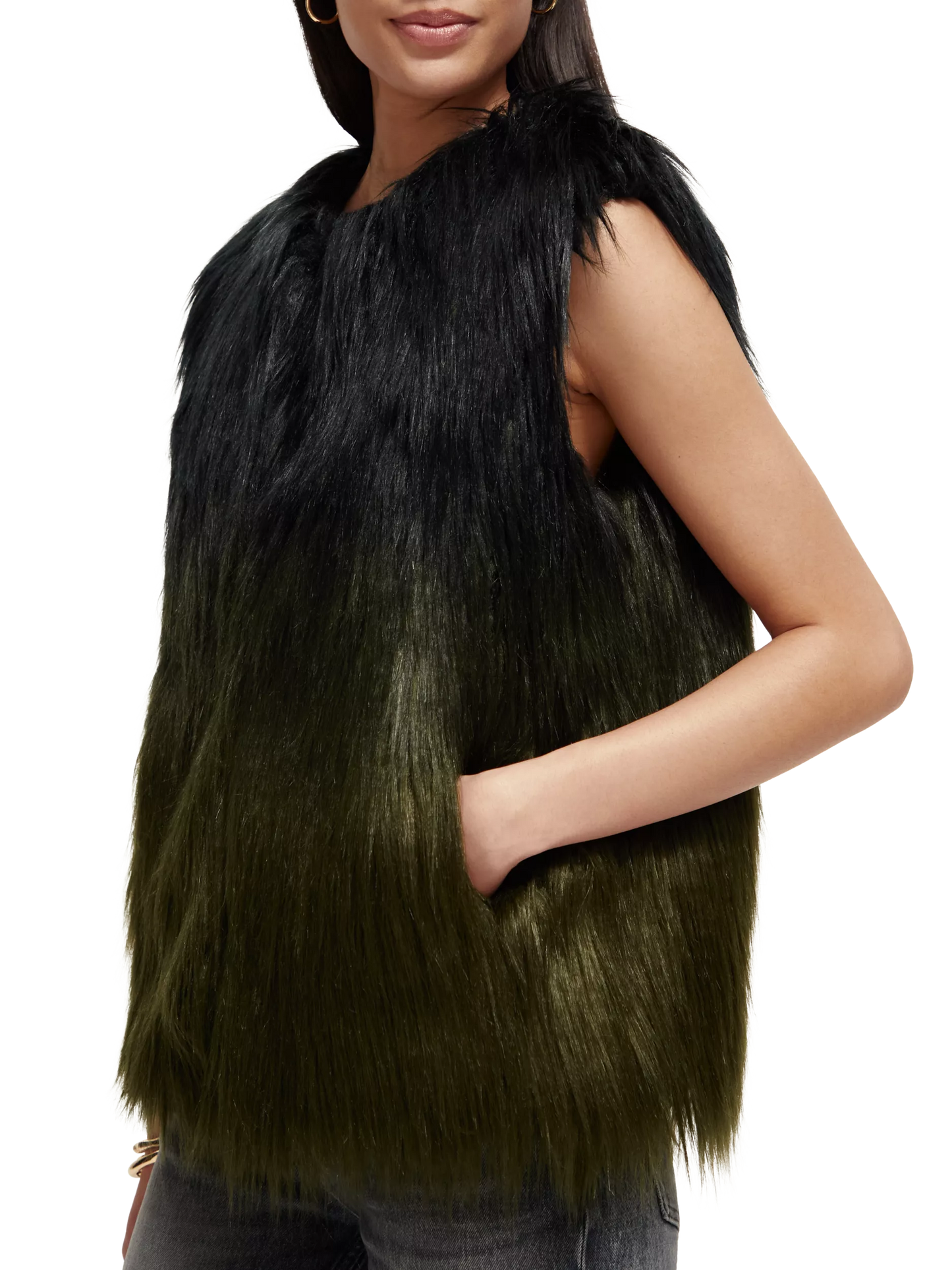 Faux Fur Gillet (7924896268496)