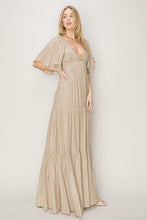 Load image into Gallery viewer, Open Back Tiered Maxi Dress (8028538011856)
