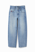 Load image into Gallery viewer, Double-Waistband Balloon Jeans (7990836723920)
