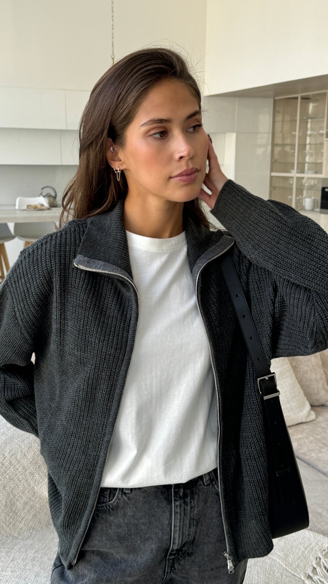 Allia Zip Cardigan (8350132142288)