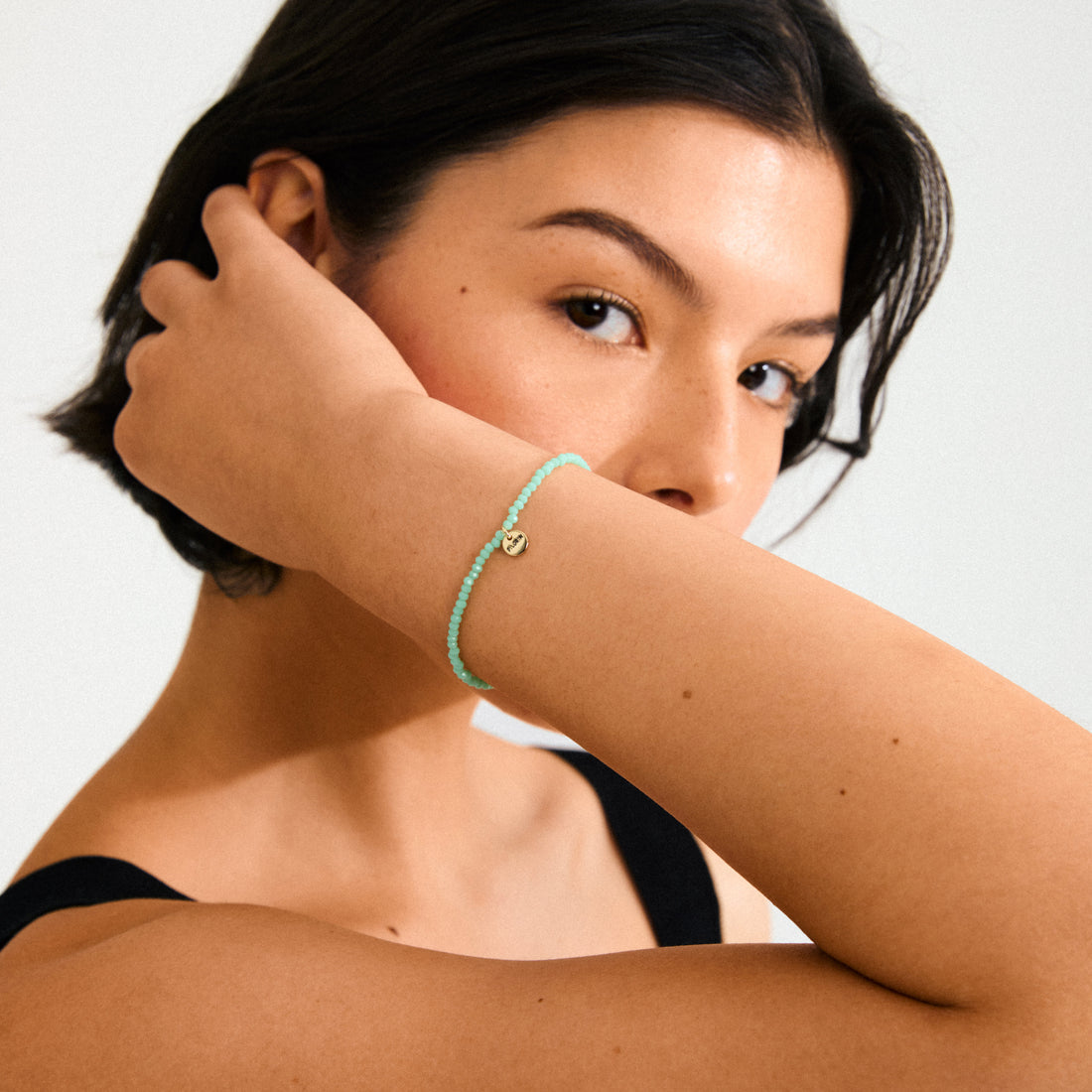 Bracelet Indie Gold Plated Green (8302558445776)