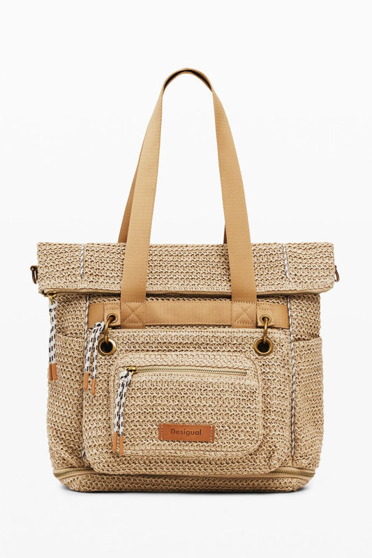 Raffia Voyager Bag