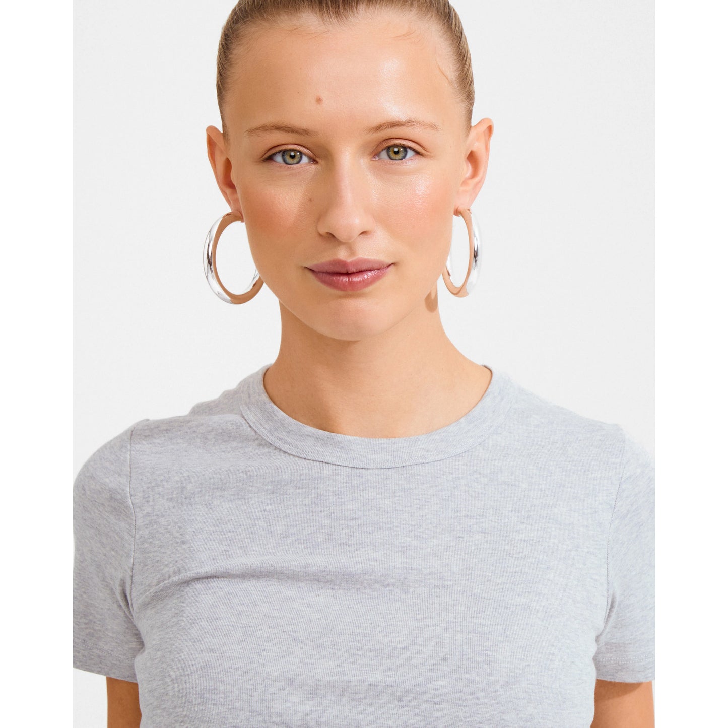 Tovin Hoop Earrings Silver-Plated