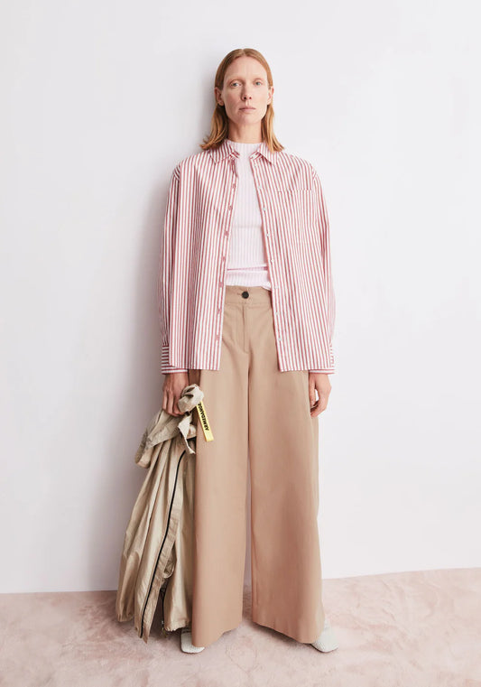 Stripe Loose Shirt Blouse