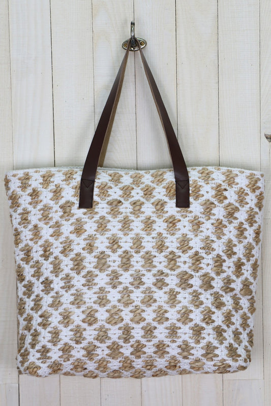 Large Hand Loomed Tote (8261795709136)