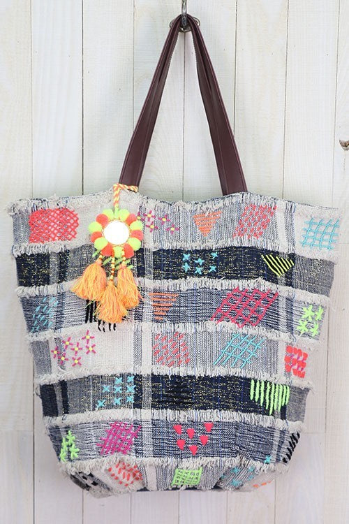 Multi Denim Bucket Bag (8261795807440)