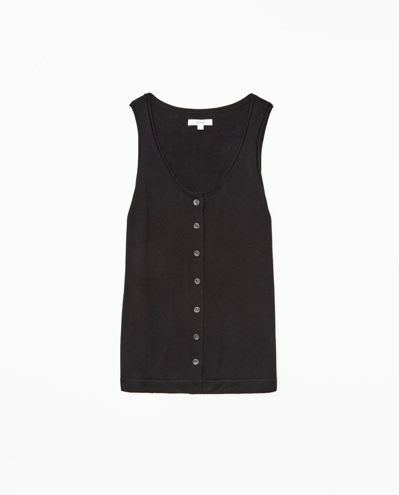 Sleeveless Button Down Light Vest (8253750182096)