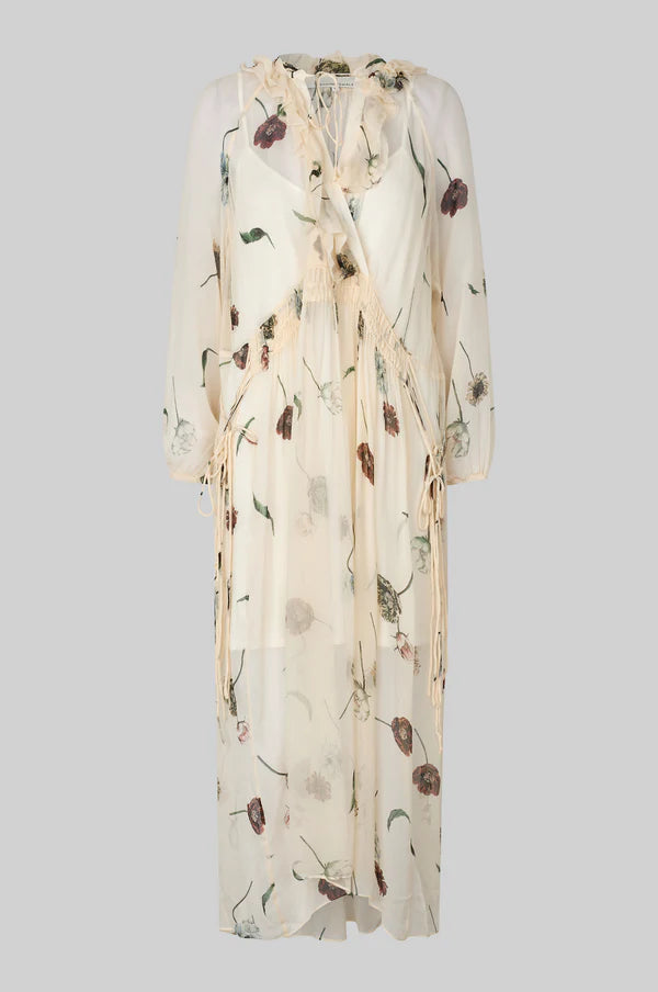 Robe longue florale