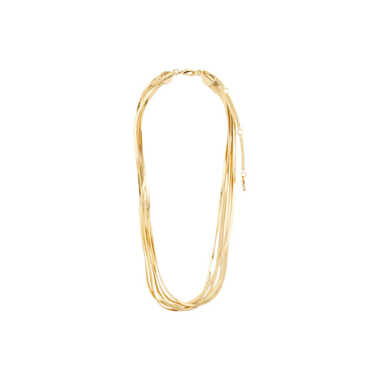 Kira Recycled Necklace Gold Plated (8302554939600)