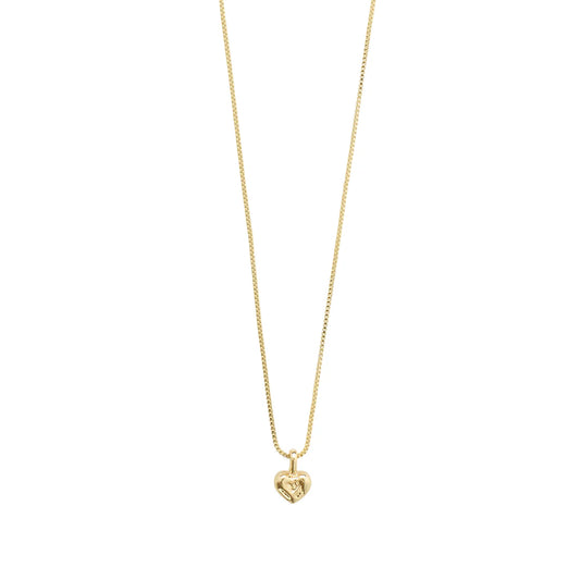 Necklace with heart pendant (8239522513104)