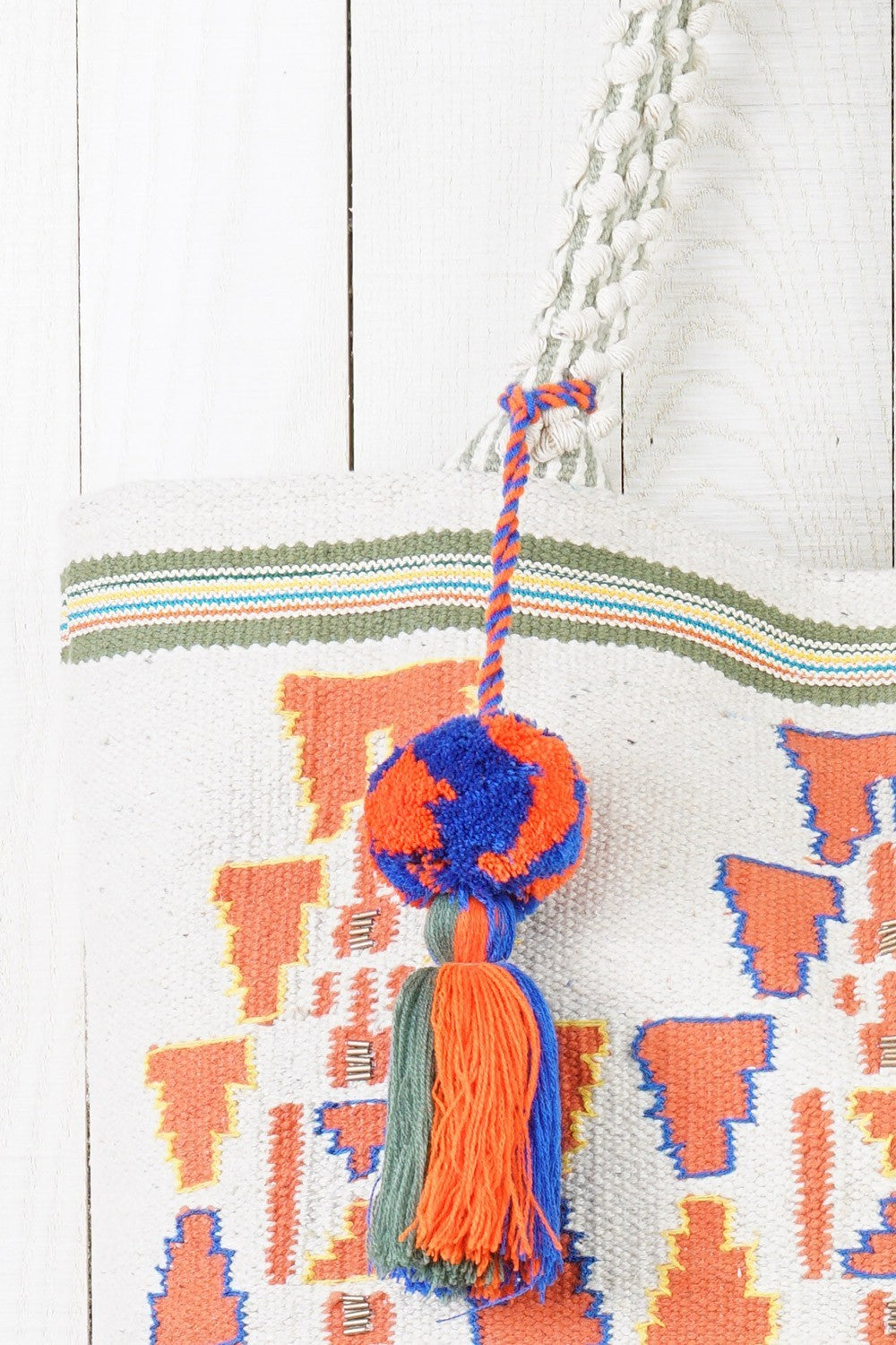 Tribal Pattern Tote Bag (8261795512528)