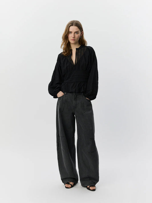 Becka Barrel Shaped Jeans