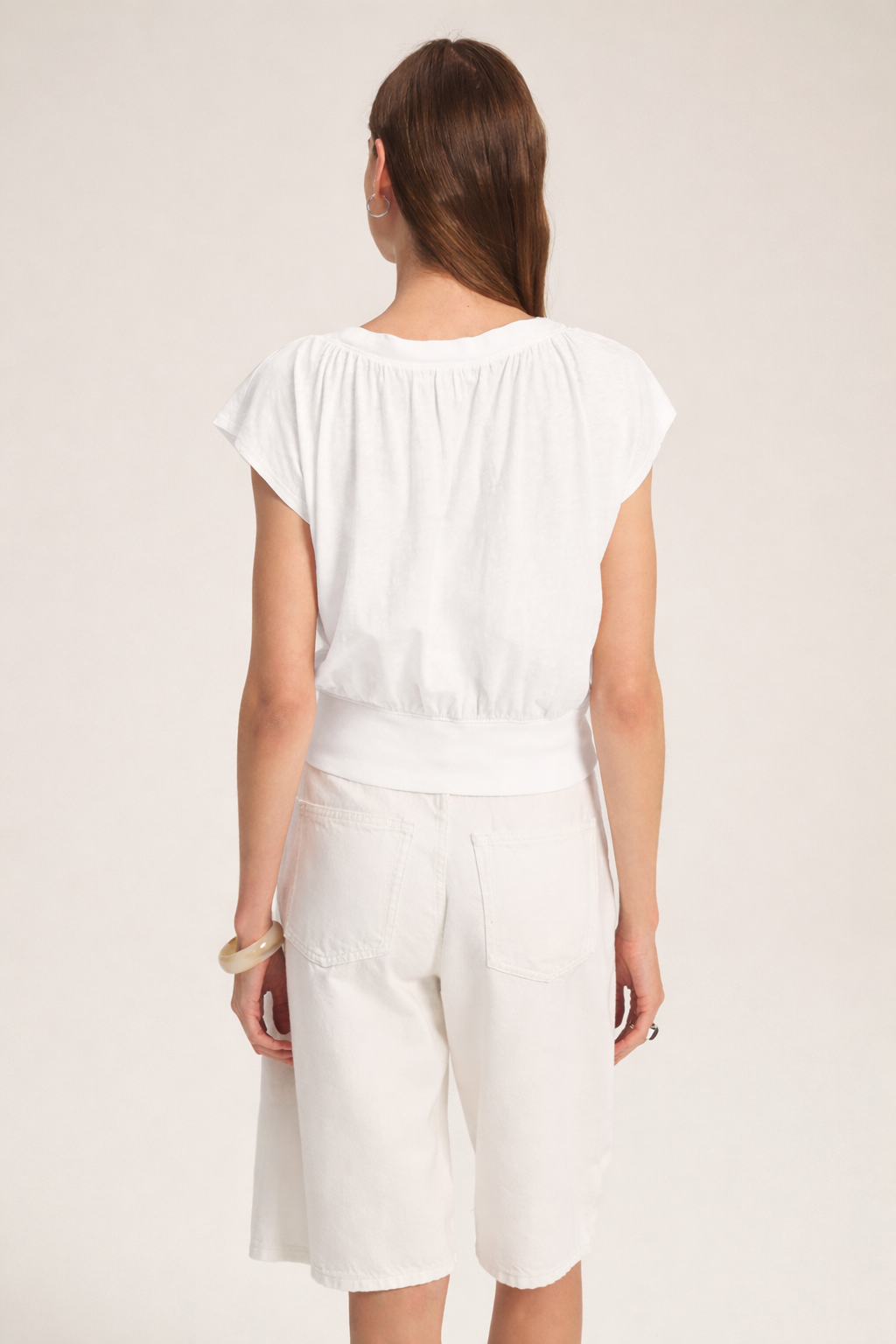 Haut en coton flammé