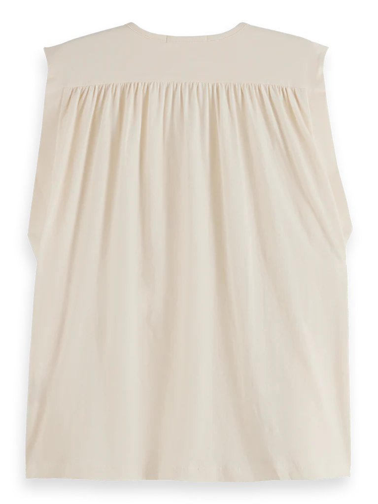 Drapey V-Neck T-Shirt (8256633077968)