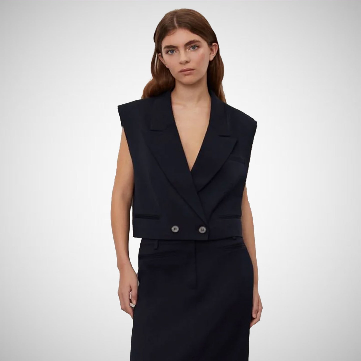 Twill Short Vest (7990431154384)