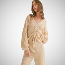 Load image into Gallery viewer, Abril Ruched Bust Sweater (8037844287696)
