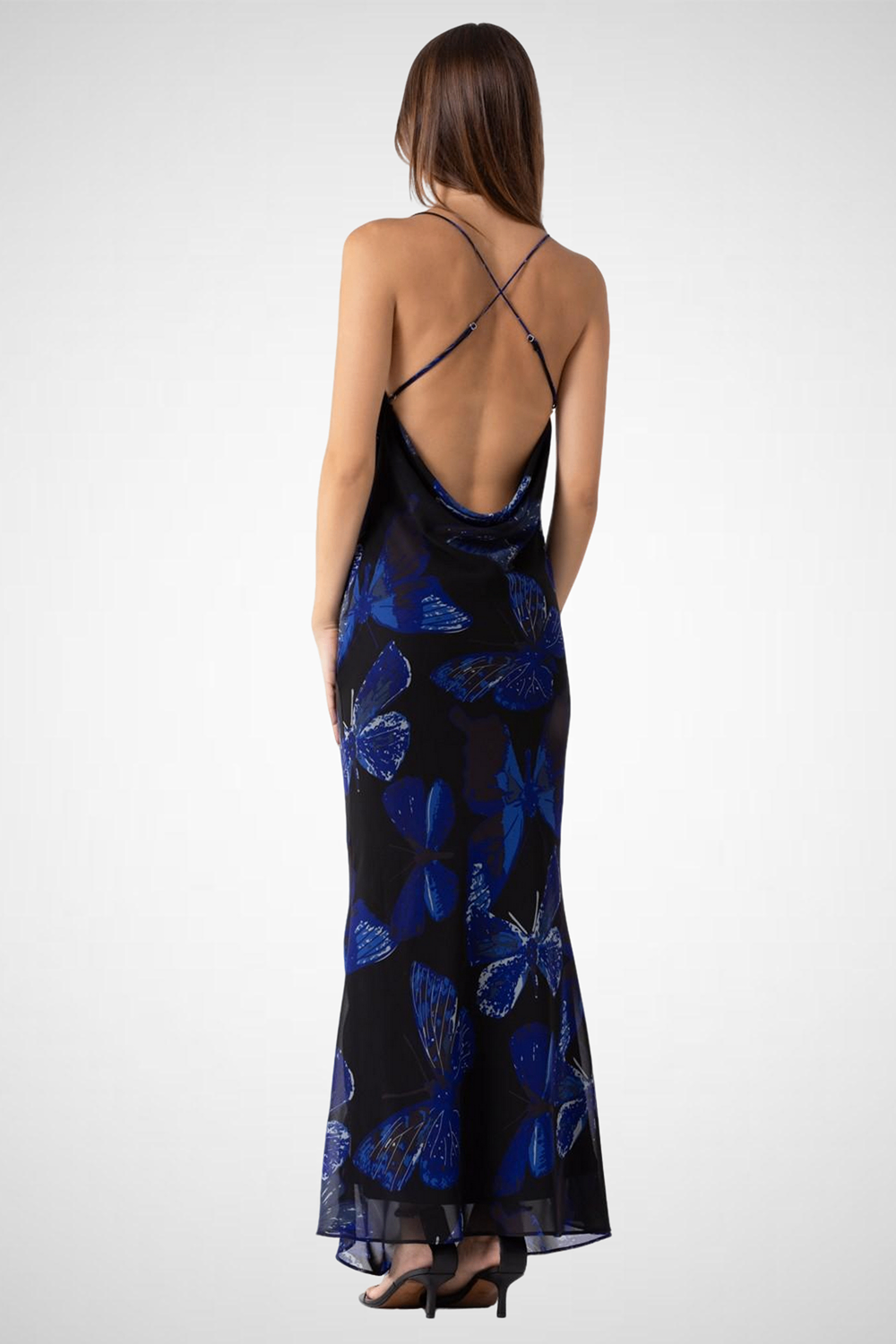 Floral Print Sleeveless Maxi Dress (8261478351056)