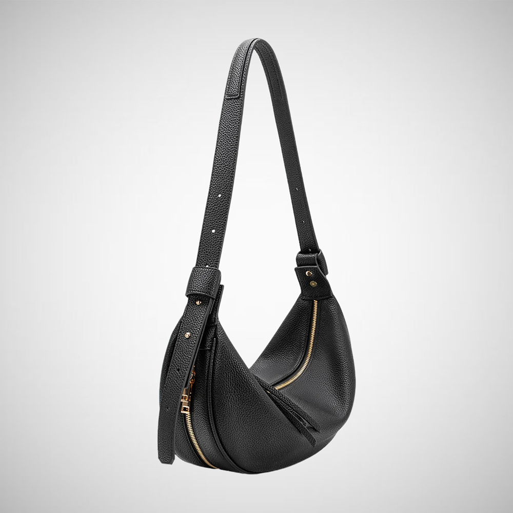 Hayden Recycled Leather Crossbody Bag (8258935193808)