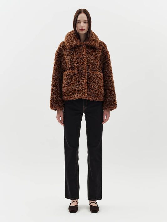Traci Curly Borg Faux Fur