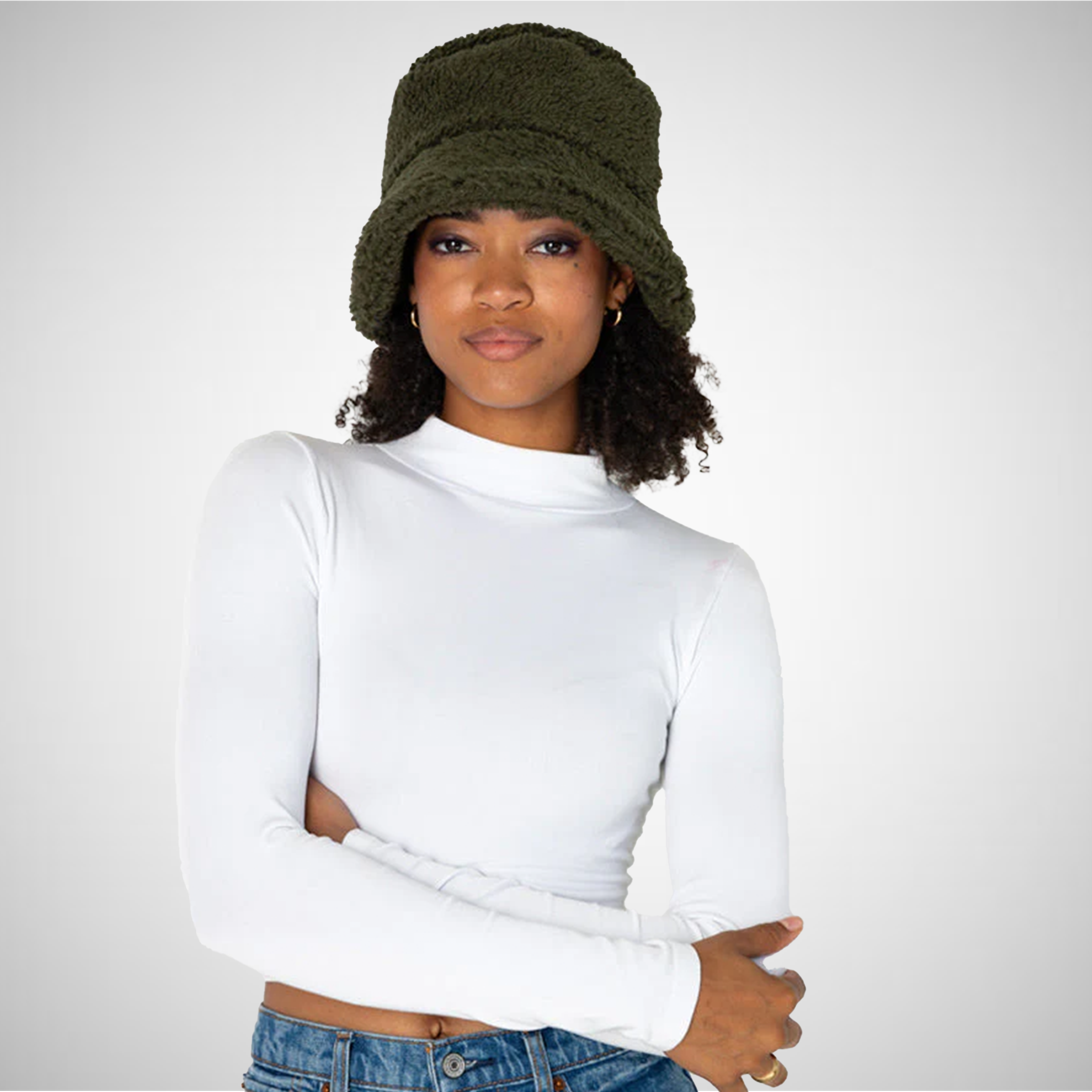 Teddy top bucket hat