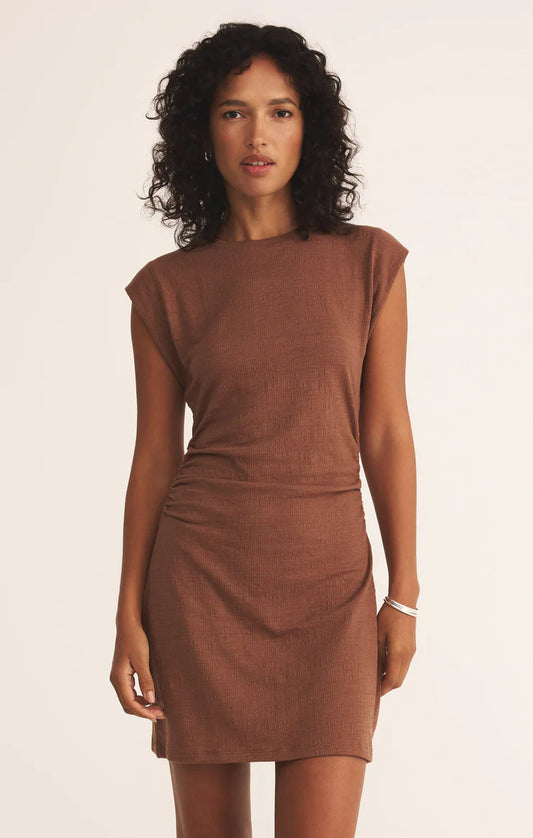 Camino Textured Mini Dress (8248026267856)
