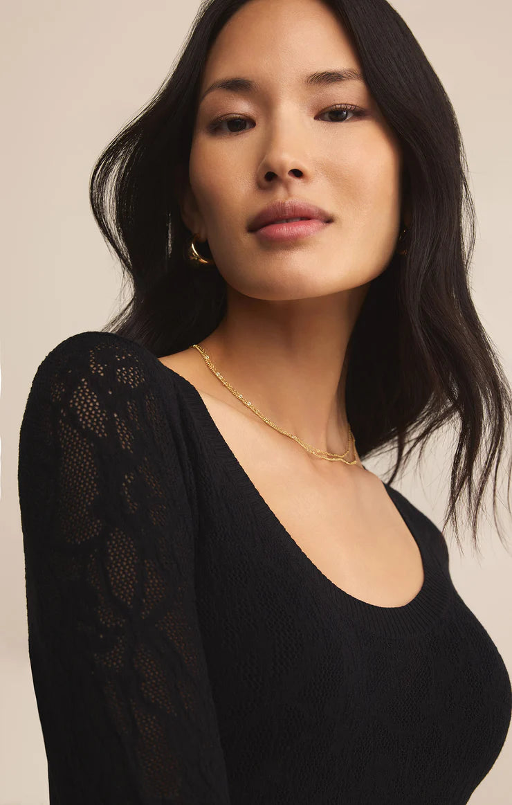 Tibi Scoop Mesh Sweater (8349344891088)