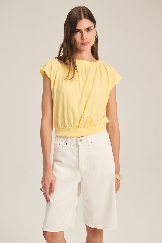 Haut en coton flammé