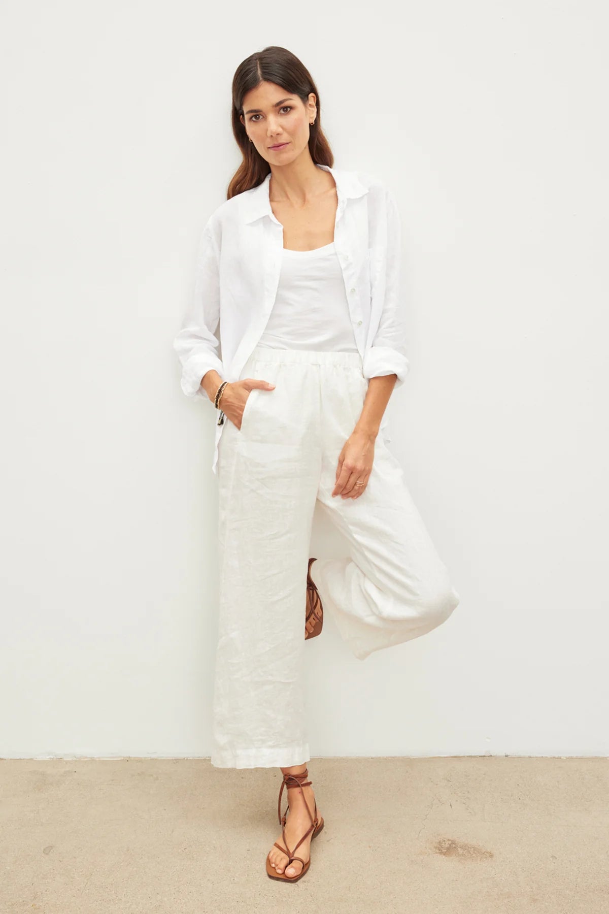Lola Woven Linen Pant (8247706910928)
