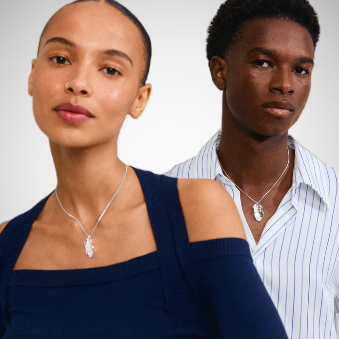 Eclipse Necklace Silver-Plated (8302556643536)