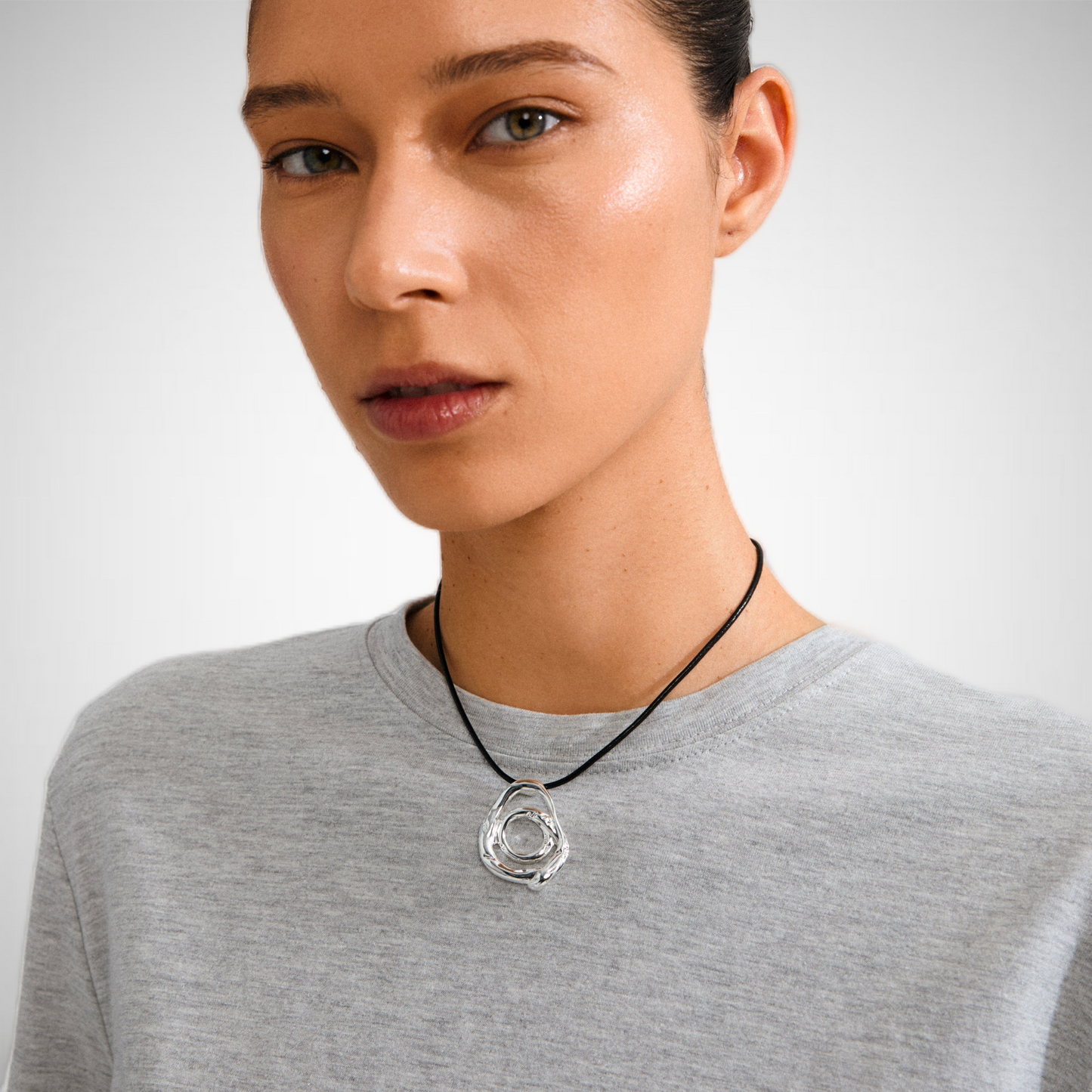 Unfold Necklace Silver-Plated (8335103459536) (8335103426768)
