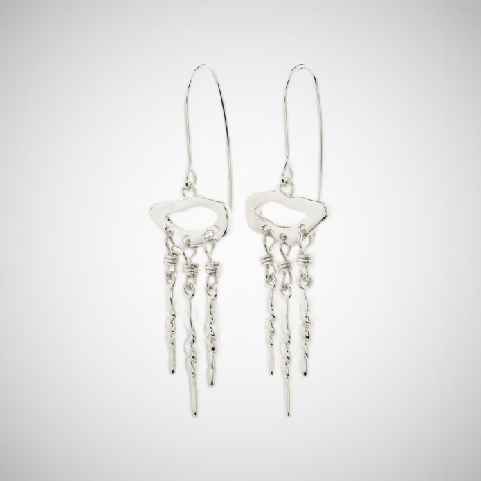 Breeze Earrings Silver-Plated (8302557135056)