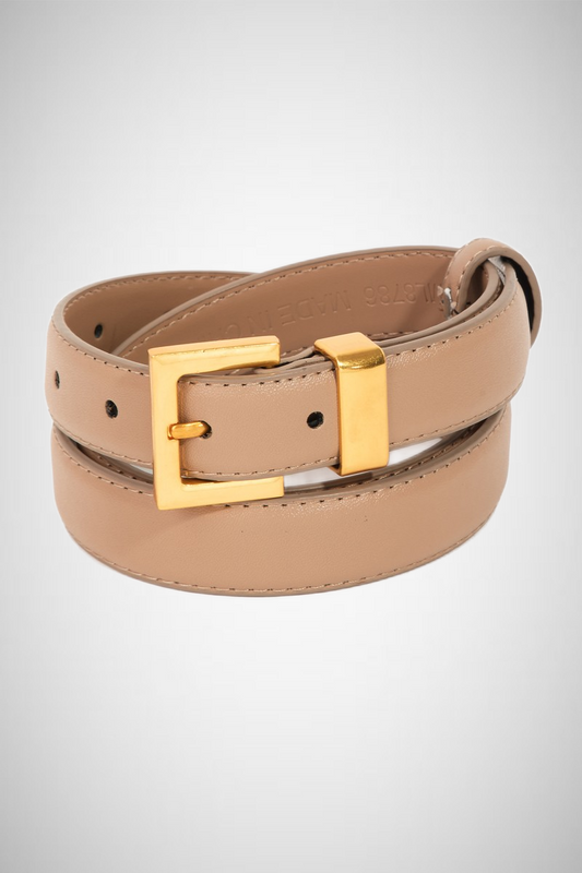 Leather Square Buckle Belt (8258937618640)