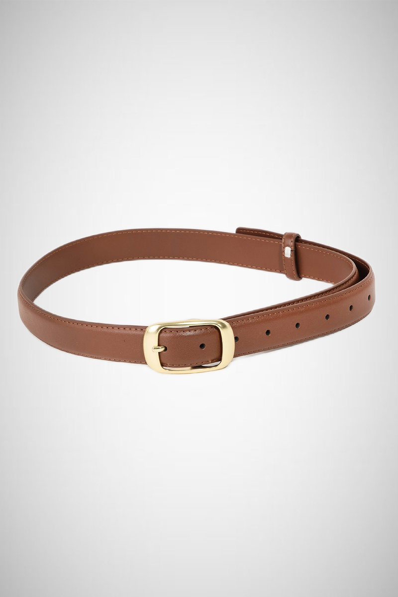 Solid Faux Leather Belt (8258937651408)