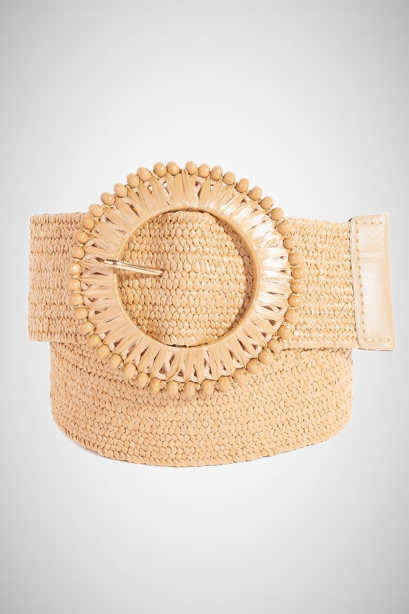 Elastic Braided Hoop Buckle Belt (8258937749712)