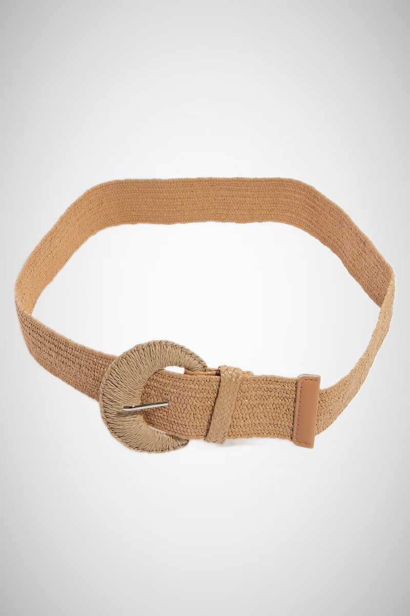 Large Braided Buckle Elastic Belt (8258937913552)